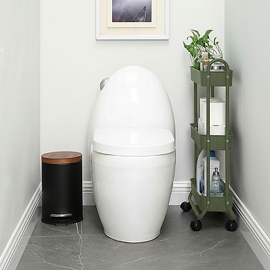 Slim Rolling Storage Cart 3 Tier for Bathroom Laundry