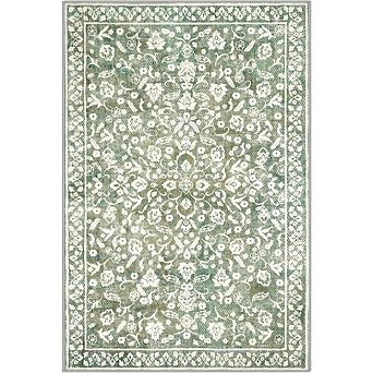 Vintage Washable Entryway Rug Non Slip Floral Small Indoor Door Mat