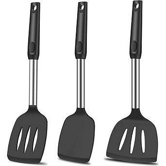 Silicone Spatula Set, Heat-Resistant, Nonstick Cooking Utensils
