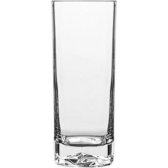Highball Glass Set of 4 Thick Base, Lead-Free, Dishwasher Safe