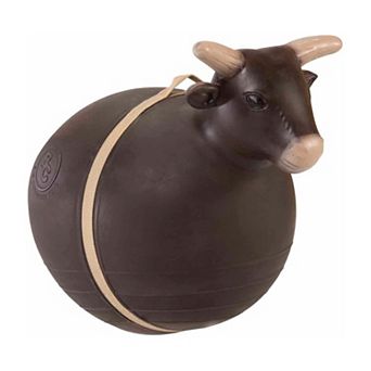 Big Country Toys Bouncy Bull Inflatable Hopper Ball Ride-On Toy with Hand Pump & Rope