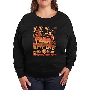 Plus Size Star Wars Fear The Empire Oversized Fleece Crew Sweatshirt