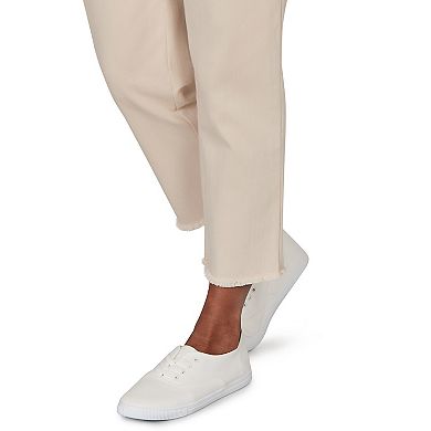 Petite Alfred Dunner Natural Super Stretch Ankle Jeans