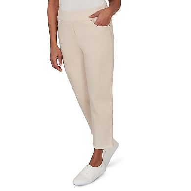 Petite Alfred Dunner Natural Super Stretch Ankle Jeans