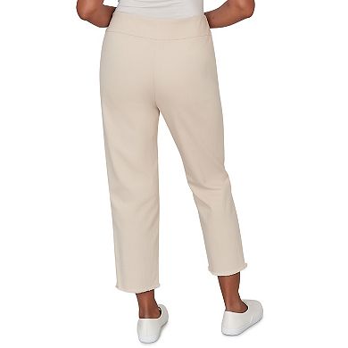 Petite Alfred Dunner Natural Super Stretch Ankle Jeans