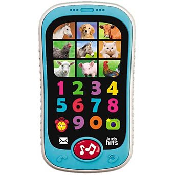 Kids Hits Smart Phone Interactive Educational Toy, Light-Up, Animal Sounds & Songs