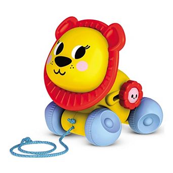 Kids Hits Push & Pull Lion Tactile Motion Play Toy