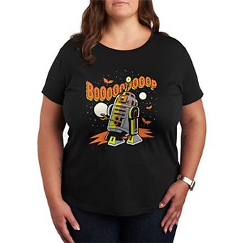 Plus Size Star Wars R2-D2 Boooop Graphic Tee