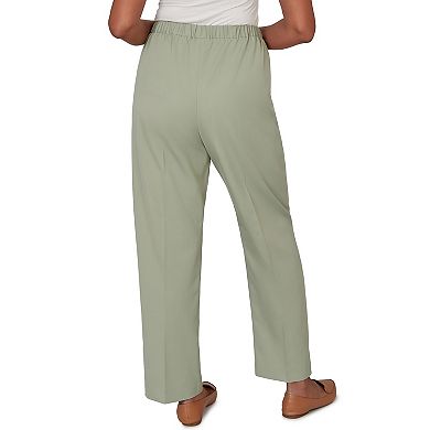Petite Alfred Dunner Indigo Girls Sage Twill Pants