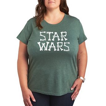 Plus Size Star Wars Bones Logo Graphic Tee
