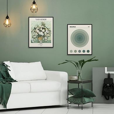 Sage Green Matisse Wall Art Abstract Boho Vintage Exhibition Prints Decor