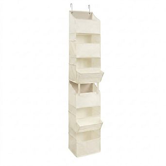 6-Shelf Over-the-Door Organizer, 8 Pockets, 40 lb Capacity