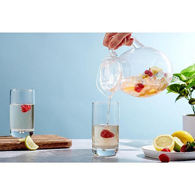 4pc Highball Glass Set, Collins Cocktail & Drinking Glasses