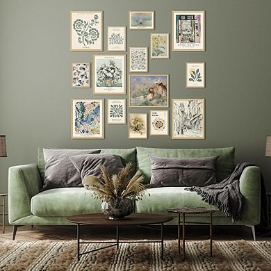 Sage Green Matisse Wall Art Abstract Boho Vintage Prints Home Decor
