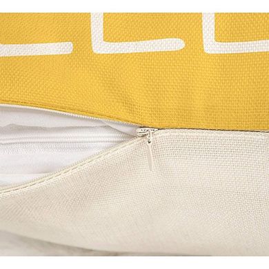 Hello Sunshine Lumbar Pillow Cover, 12x20 Farmhouse Spring Summer Decor