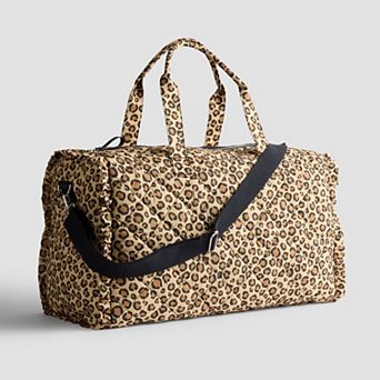 madden girl Quilted Cotton Weekender Bag