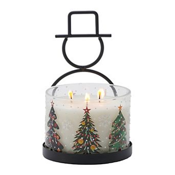 Studio 66 Frosty 3-Wick Decorative Jar Candle