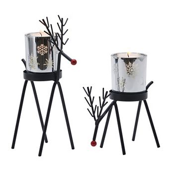 Studio 66 Rudy Snowflake 2 pc Candle Set