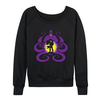 Women's Disney's Ursula Silhouette French Terry Long Sleeve Tee