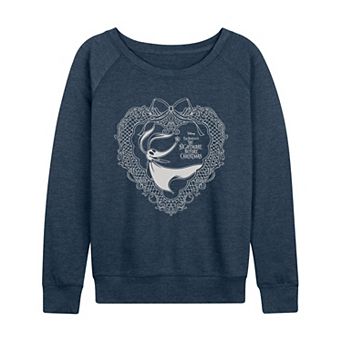 Women's Disney's The Nightmare Before Christmas Zero French Terry Long Sleeve Tee