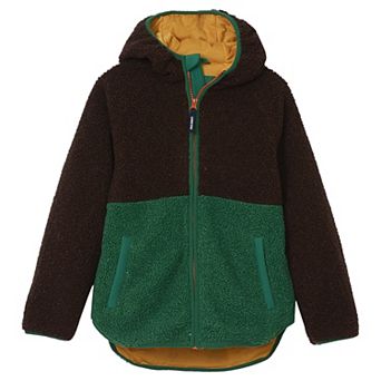 Kids 2-20 Lands' End Color Block Sherpa Jacket