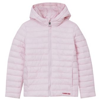 Kids 4-20 Lands' End Feather Free Insulated Hooded Packable Jacket in Husky