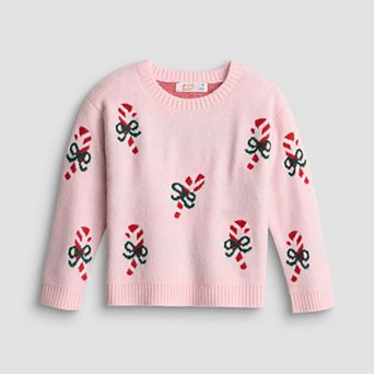 Girls 4-12 Jumping Beans® Holiday Crewneck Pullover Sweatshirt