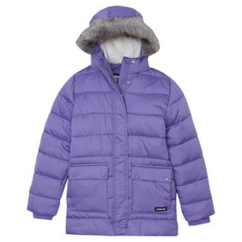 Girls 4-16 Lands' End Front Pocket Water Resistant Parka