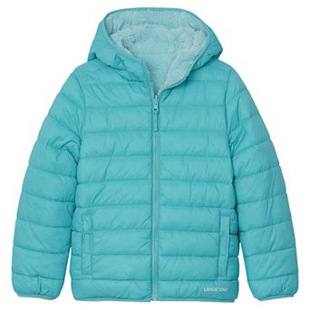 Girls 4-20 Lands' End Reversible Hooded Jacket