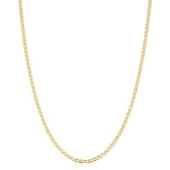 Fremada 10k Gold Mariner Link Chain Necklace