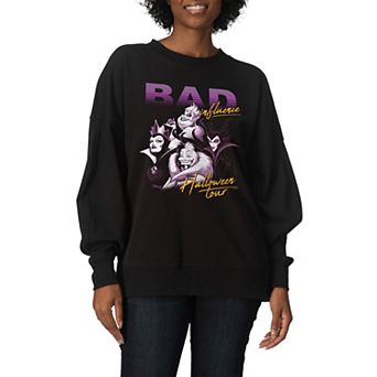 Women's Disney Villains Oversized Fleece Crew Sweatshirt