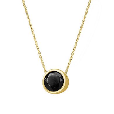 Jewelexcess 2 Carat T.W. Black Diamond Earring & Pendant Set