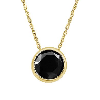 Jewelexcess 2 Carat T.W. Black Diamond Earring & Pendant Set