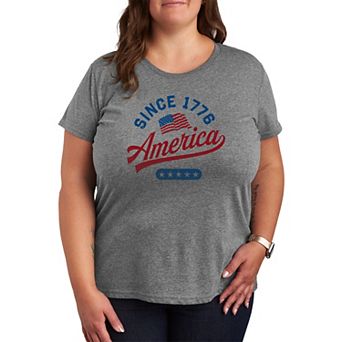 Plus Size America Since 1776 Graphic Tee