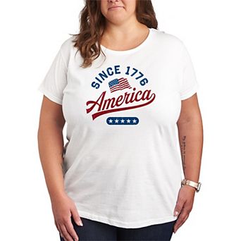Plus Size America Since 1776 Graphic Tee