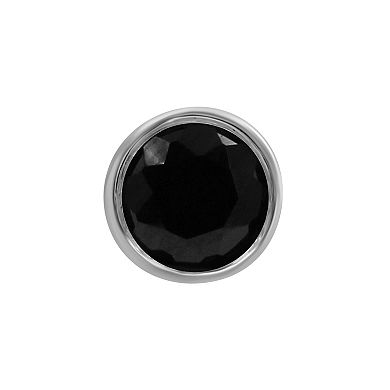 Jewelexcess Sterling Silver 1 Carat T.W. Black Diamond Stud Earrings