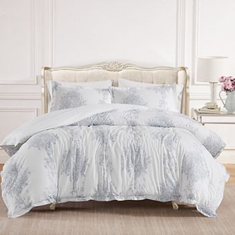 Shabby Chic Toile Bouquet Comforter Set with Shams
