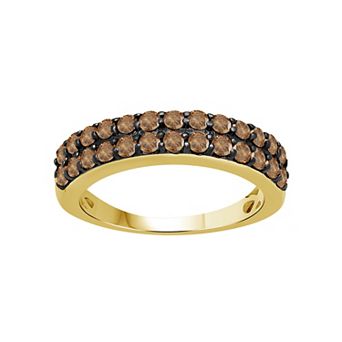 Jewelexcess 1 Carat T.W. Champagne Diamond Ring