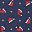 Navy Santa Hats