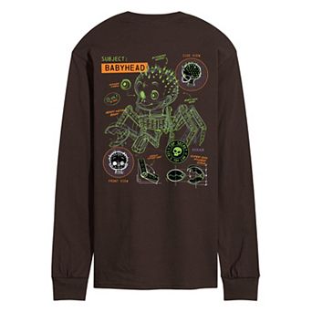 Men's Disney / Pixar's Toy Story Sid's Toy Lab Babyhead Long Sleeve Graphic Tee