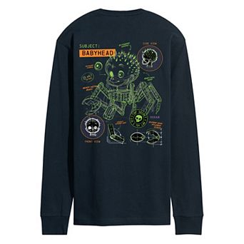 Men's Disney / Pixar's Toy Story Sid's Toy Lab Babyhead Long Sleeve Graphic Tee