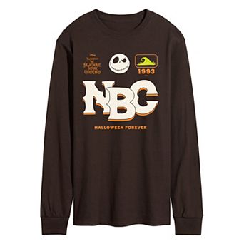 Men's Disney's The Nightmare Before Christmas Long Sleeve Graphic Tee