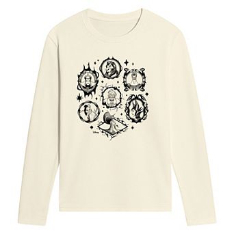 Men's Disney Villains Frames Long Sleeve Graphic Tee