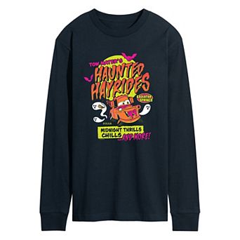 Men's Disney / Pixar's Cars Tow Mater's Haunted Hayrides Long Sleeve Graphic Tee