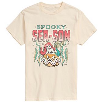 Men's Disney's Ariel Spooky Sea-Son Graphic Tee