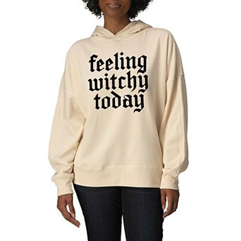 Women's Feeling Witchy Today Oversized Fleece Hoodie Sweatshirt
