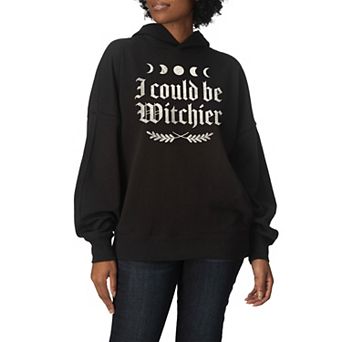 Women's I Could Be Witchier Oversized Fleece Hoodie Sweatshirt