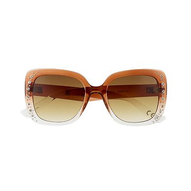 Women's Juicy Couture Dorie 53mm Oversized Gradient Square Sunglasses