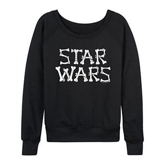 Women's Star Wars Bones Logo French Terry Long Sleeve Tee