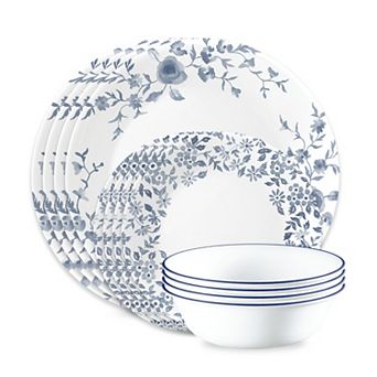 Corelle Indigo Variation 12 pc Dinnerware Set